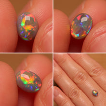 Load image into Gallery viewer, Multi-Coloured Black Opal 0.63ct