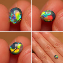 Load image into Gallery viewer, Tiny but Mighty Bright Black Opal 0.69ct