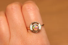 Load image into Gallery viewer, Sunray Crystal Opal Ring - 9k Gold