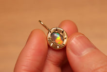 Load image into Gallery viewer, Starseed Broad Flash Opal Charm - 18k Gold