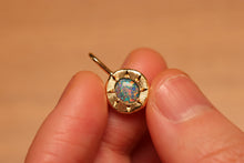Load image into Gallery viewer, Starseed Pinfire Opal Charm - 18k Gold