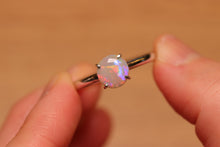 Load image into Gallery viewer, Pastel Opal Ring - Silver