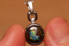 Load image into Gallery viewer, Picture Boulder Opal Pendant - Silver