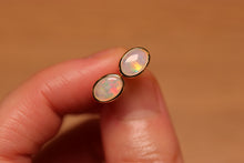 Load image into Gallery viewer, Pastel Crystal Opal Earrings - 14k Gold