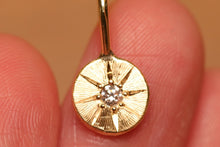 Load image into Gallery viewer, Starseed Diamond Charm - 18k Gold