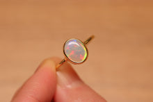 Load image into Gallery viewer, Dreamy Rainbow Crystal Opal Ring - 18k Gold