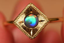 Load image into Gallery viewer, Light Within Me Flashy Opal Ring - 18k Gold