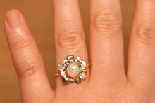 Load image into Gallery viewer, Granule Flower Pinky Opal Ring - 18k Gold