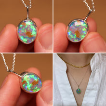 Load image into Gallery viewer, Boulder Opal Pendant 4.13ct - Silver
