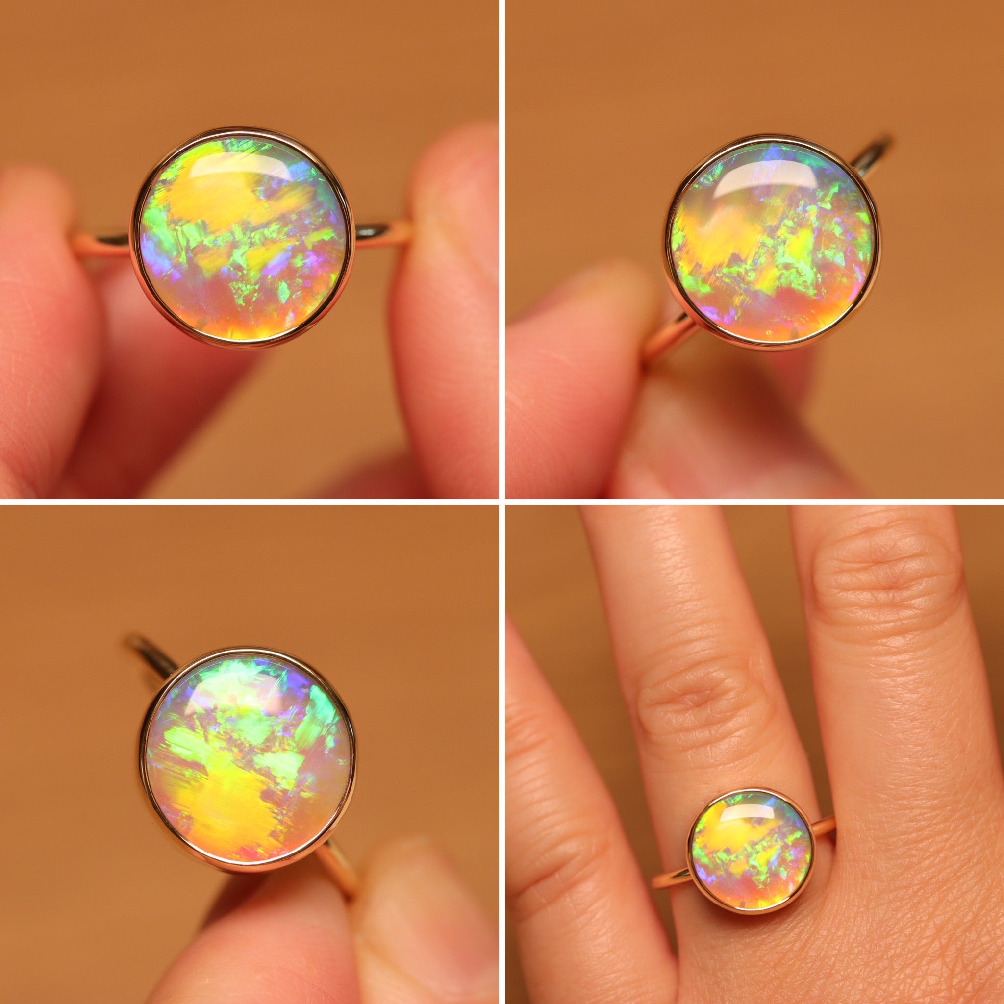 Amazon.com: raw fire opal ring silver, opal engagement ring, uncut fire opal  ring, organic stone ring silver, unique gift for her, raw opal ring flame :  Handmade Products