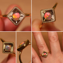 Load image into Gallery viewer, Light Within Me Pastel Opal Ring - 18k Gold
