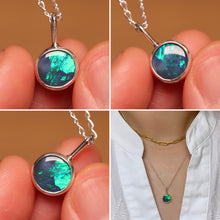 Load image into Gallery viewer, Black Opal Pendant 1.06ct - Silver
