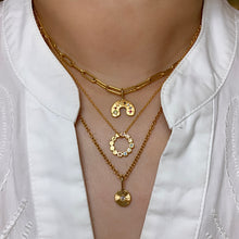 Load image into Gallery viewer, Over The Rainbow Charm with Sapphires &amp; Opal - 18k Gold
