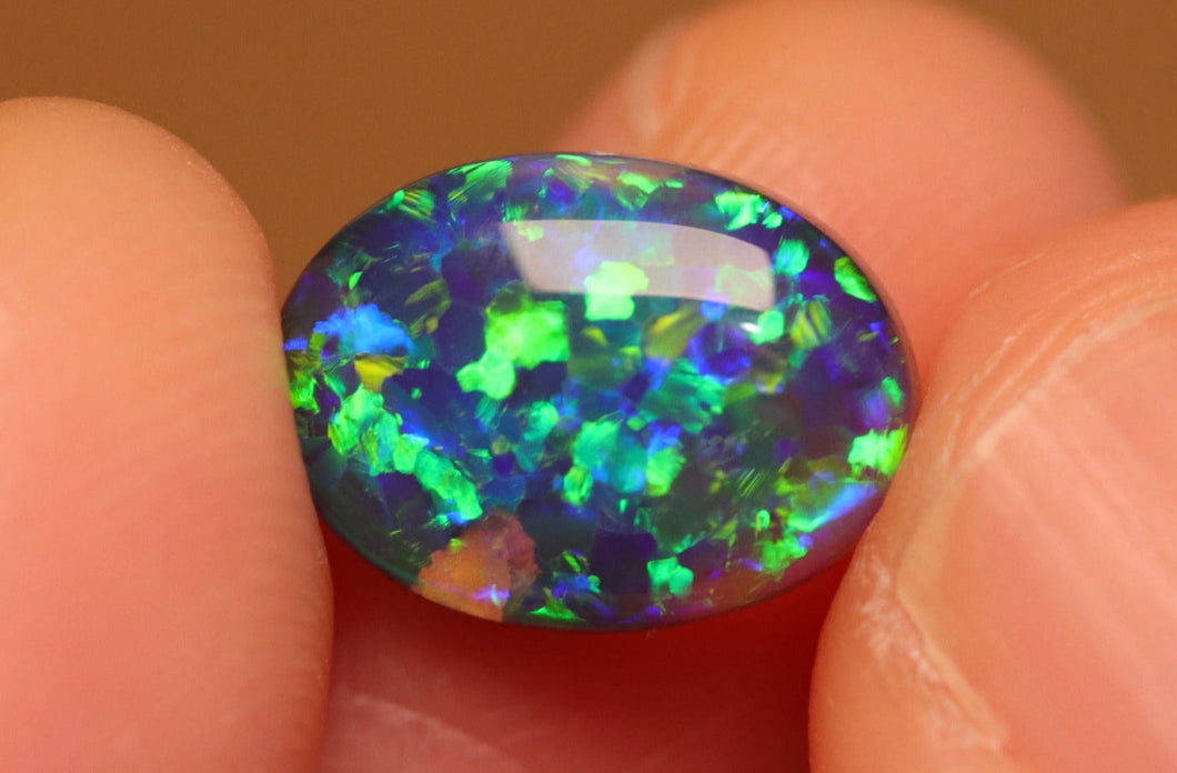 Black Opal 1.65ct - 18k Gold
