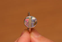 Load image into Gallery viewer, Red Unicorn Coloured Boulder Opal Ring - Silver
