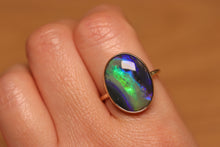 Load image into Gallery viewer, Waterfall Picture Opal Ring (6.07ct) - 9k Gold
