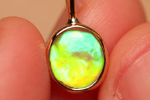 Load image into Gallery viewer, Northern Lights Crystal Opal Pendant - 18k Gold
