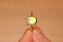 Load image into Gallery viewer, Dreamy Rainbow Crystal Opal Ring - 18k Gold
