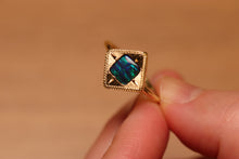 Load image into Gallery viewer, Light Within Me Flashy Boulder Opal Ring - 18k Gold
