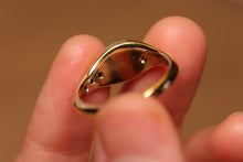 Load image into Gallery viewer, Crystal Opal Organic Signet Ring - 18k Gold
