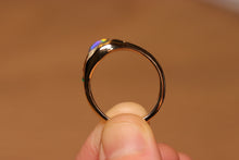 Load image into Gallery viewer, Crystal Opal Organic Signet Ring - 18k Gold
